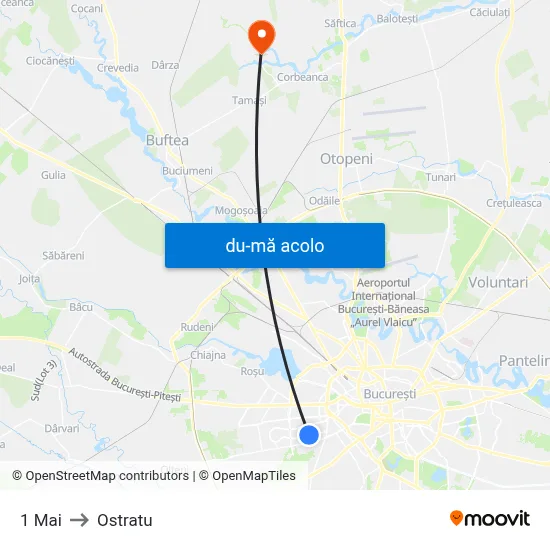 Harta de 1 Mai către Ostratu