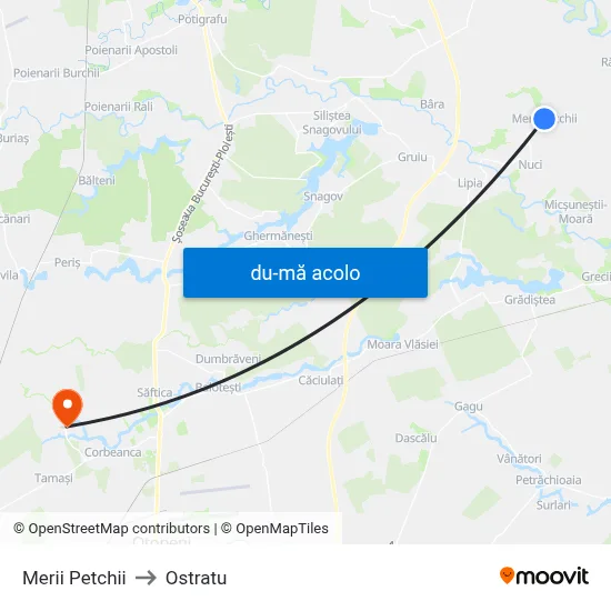 Harta de Merii Petchii către Ostratu