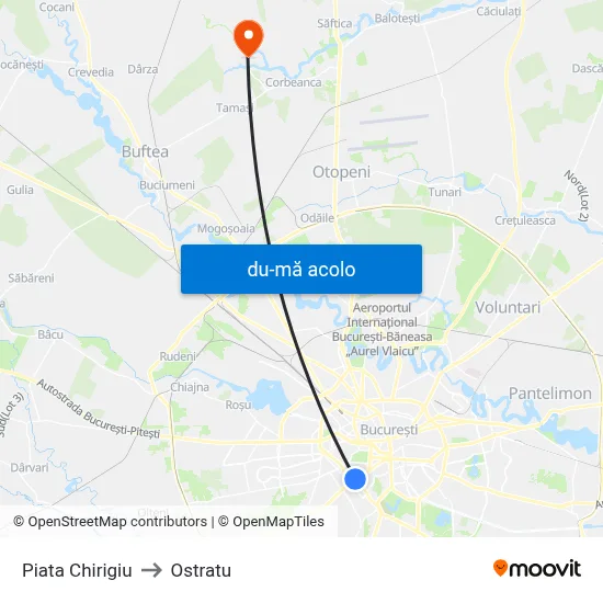 Harta de Piata Chirigiu către Ostratu