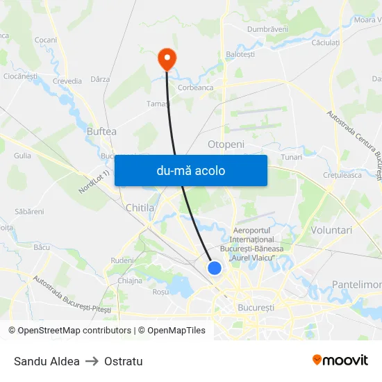 Harta de Sandu Aldea către Ostratu