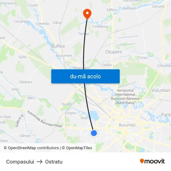 Harta de Compasului către Ostratu
