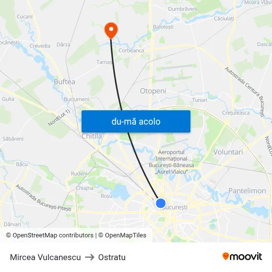 Harta de Mircea Vulcanescu către Ostratu