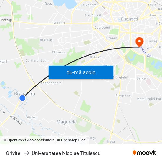 Harta de Grivitei către Universitatea Nicolae Titulescu