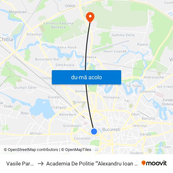 Harta de Vasile Parvan către Academia De Politie ""Alexandru Ioan Cuza""
