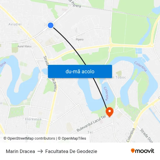 Harta de Marin Dracea către Facultatea De Geodezie