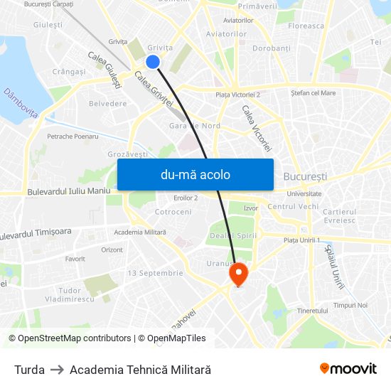 Harta de Turda către Academia Tehnică Militară