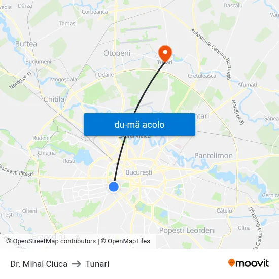 Harta de Dr. Mihai Ciuca către Tunari