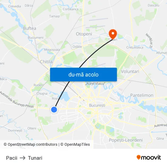 Harta de Pacii către Tunari