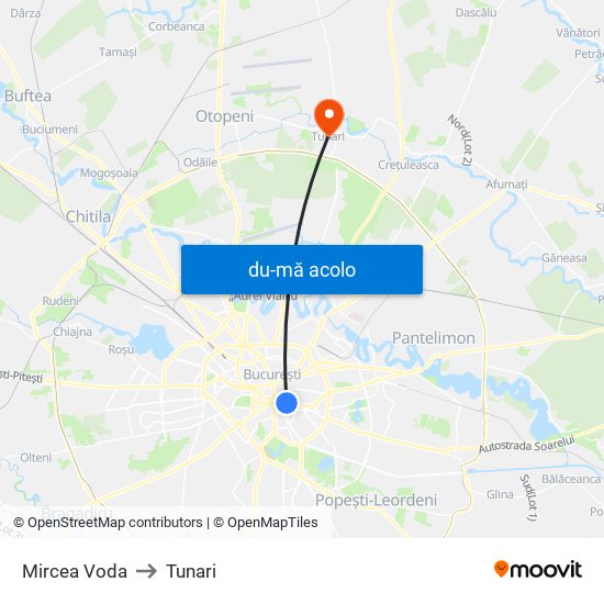 Harta de Mircea Voda către Tunari