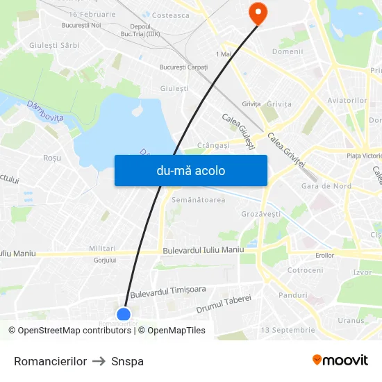 Harta de Romancierilor către Snspa