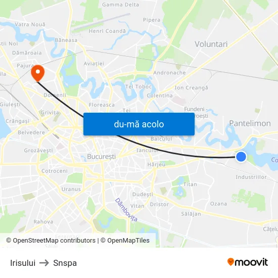 Harta de Irisului către Snspa