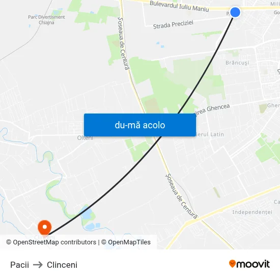 Harta de Pacii către Clinceni