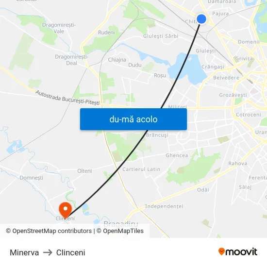 Harta de Minerva către Clinceni