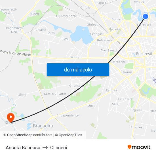 Harta de Ancuta Baneasa către Clinceni
