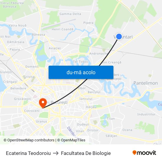 Harta de Ecaterina Teodoroiu către Facultatea De Biologie