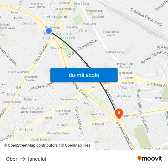 Harta de Obor către Iancului
