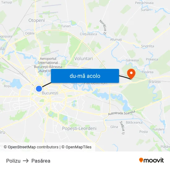 Harta de Polizu către Pasărea