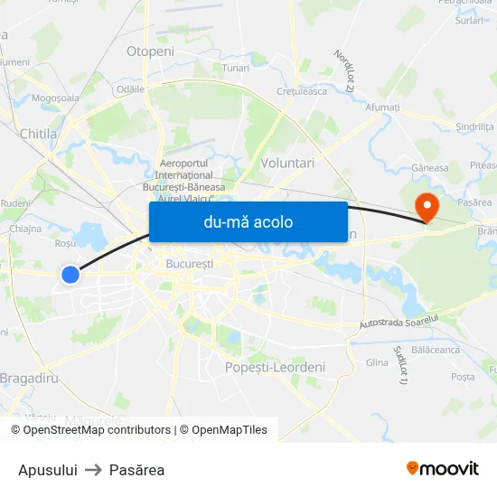 Harta de Apusului către Pasărea