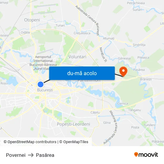 Harta de Povernei către Pasărea