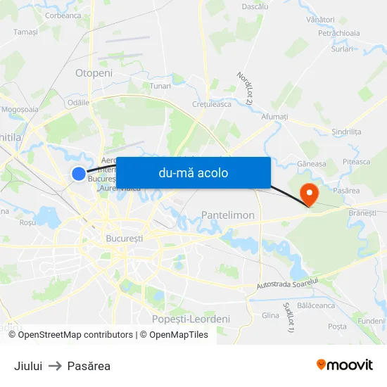 Harta de Jiului către Pasărea