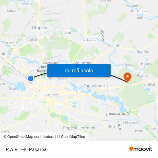 Harta de R.A.R. către Pasărea