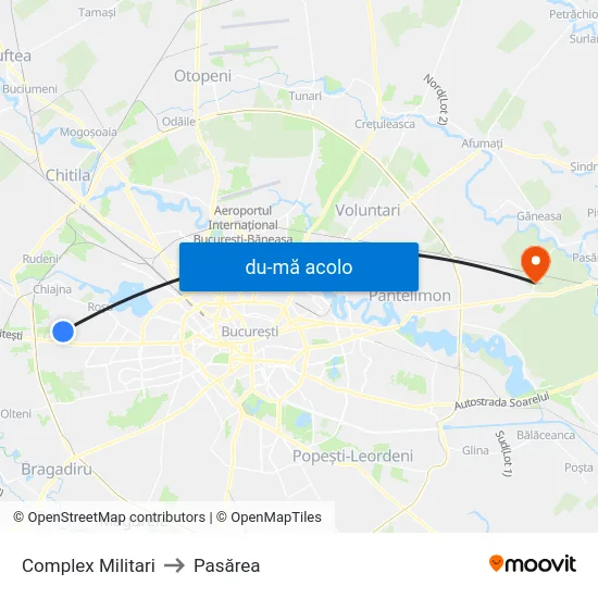 Harta de Complex Militari către Pasărea