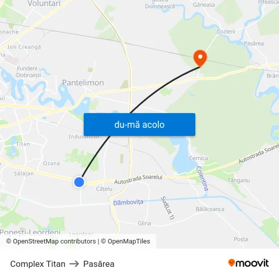 Harta de Complex Titan către Pasărea