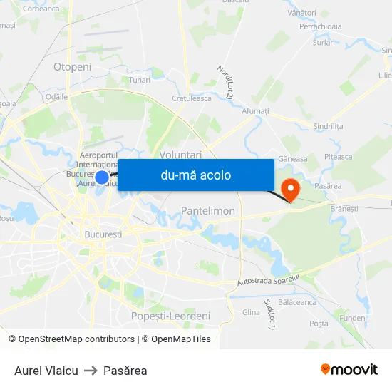 Harta de Aurel Vlaicu către Pasărea