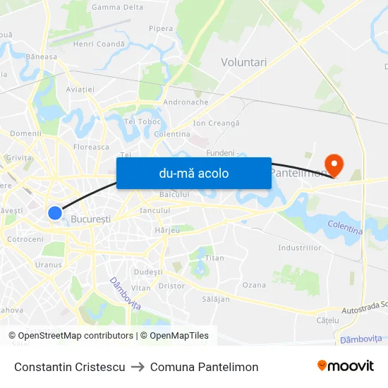 Harta de Constantin Cristescu către Comuna Pantelimon