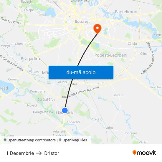 Harta de 1 Decembrie către Dristor