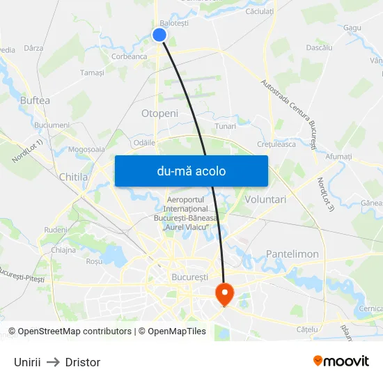 Harta de Unirii către Dristor
