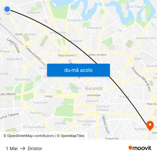Harta de 1 Mai către Dristor