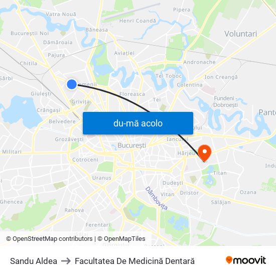 Harta de Sandu Aldea către Facultatea De Medicină Dentară