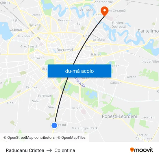 Harta de Raducanu Cristea către Colentina