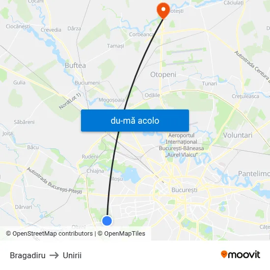 Harta de Bragadiru către Unirii