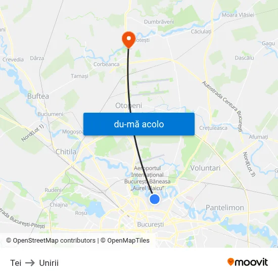 Harta de Tei către Unirii