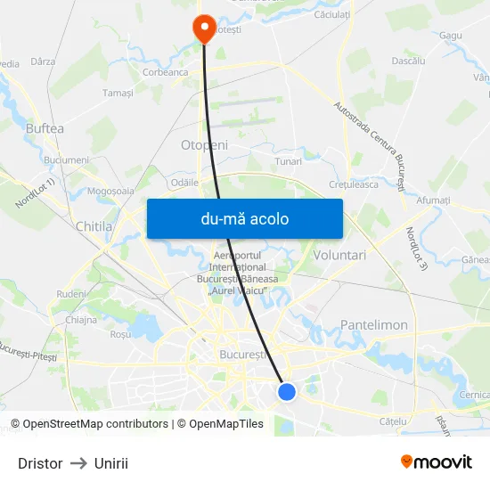 Harta de Dristor către Unirii