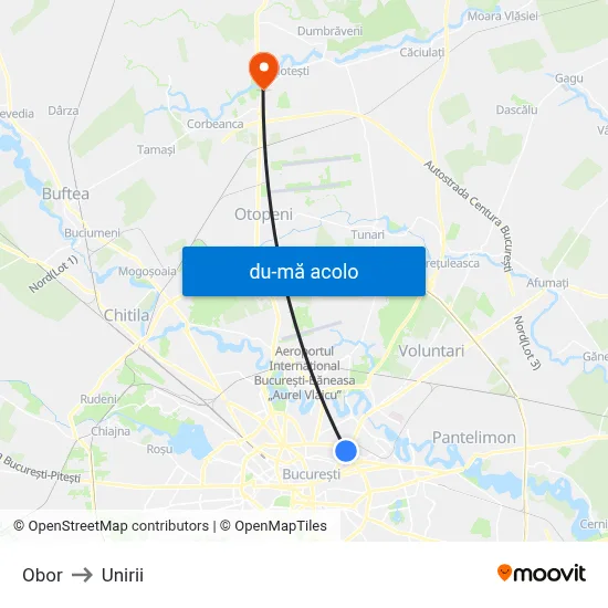 Harta de Obor către Unirii