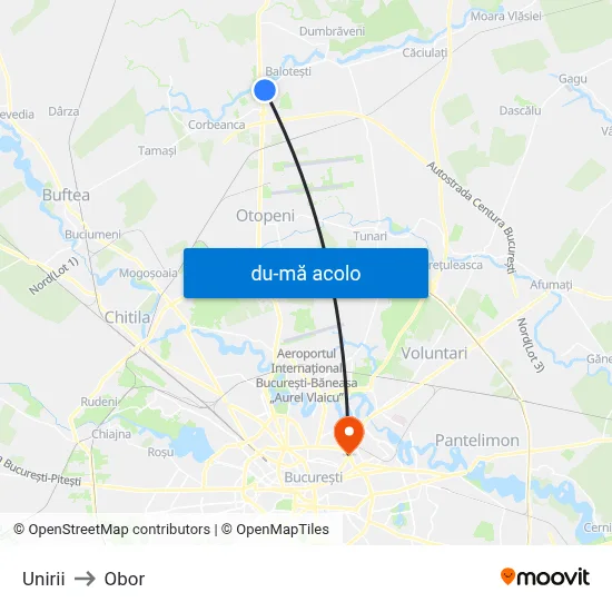 Harta de Unirii către Obor