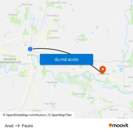 Harta de Arad către Paulis