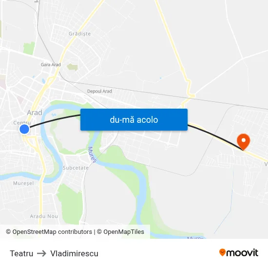 Harta de Teatru către Vladimirescu