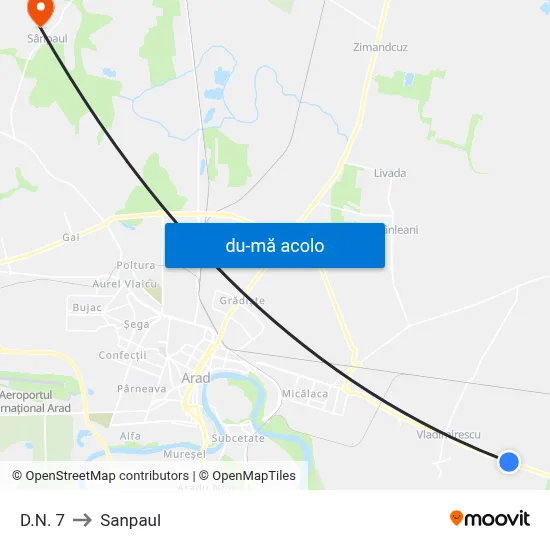 Harta de D.N. 7 către Sanpaul