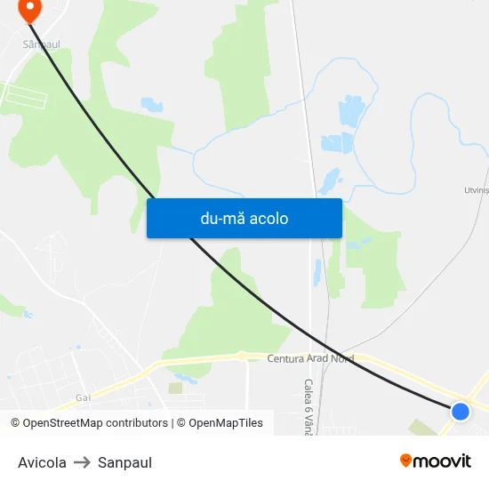 Harta de Avicola către Sanpaul