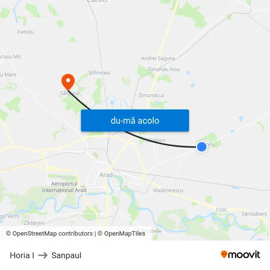 Harta de Horia I către Sanpaul