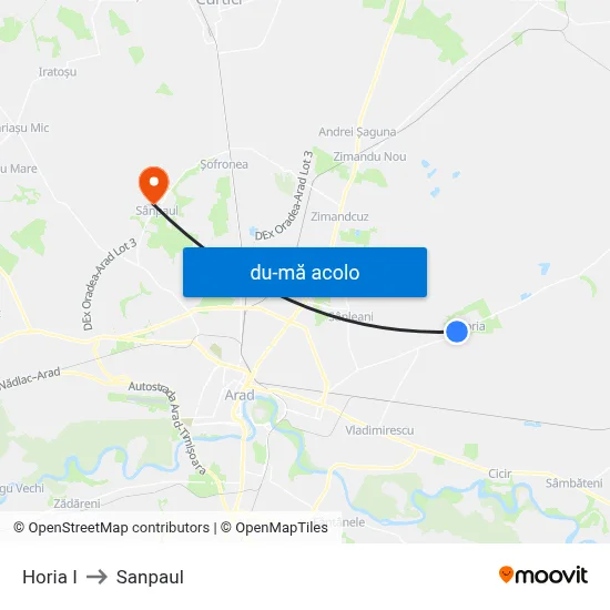 Harta de Horia I către Sanpaul