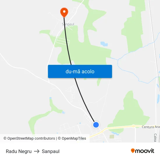 Harta de Radu Negru către Sanpaul