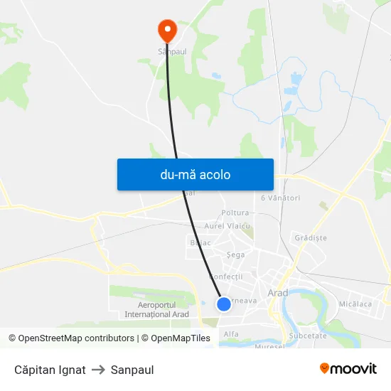 Harta de Căpitan Ignat către Sanpaul