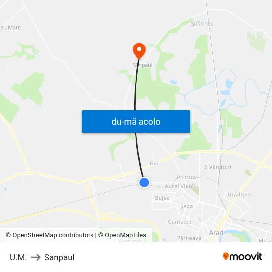 Harta de U.M. către Sanpaul