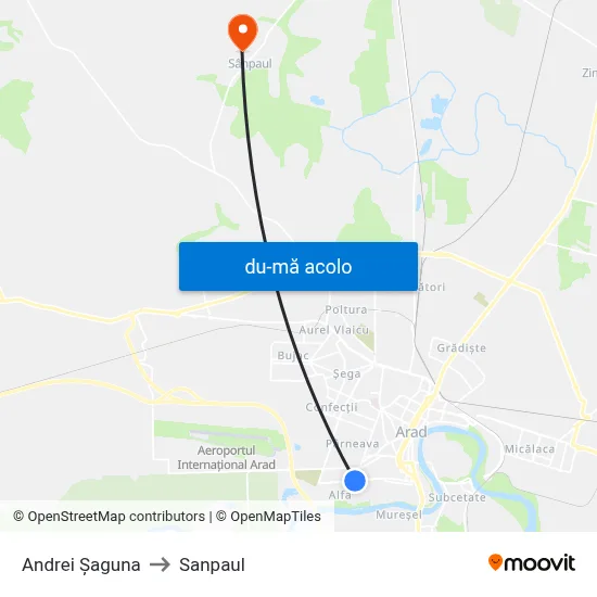 Harta de Andrei Șaguna către Sanpaul