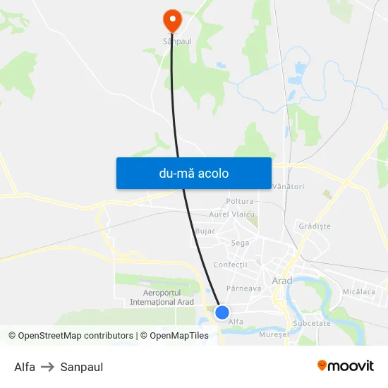 Harta de Alfa către Sanpaul